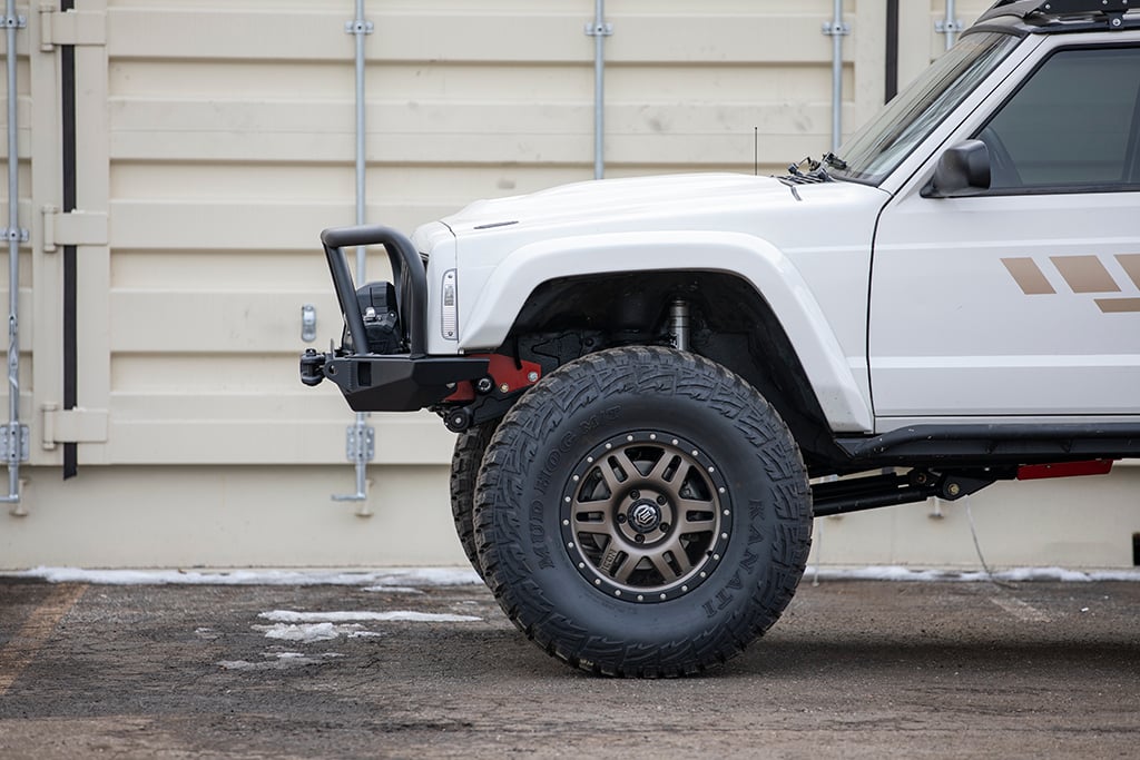 JcrOffroad Jeep XJ Winch Bumper Vanguard PreRunner Cherokee (8401)