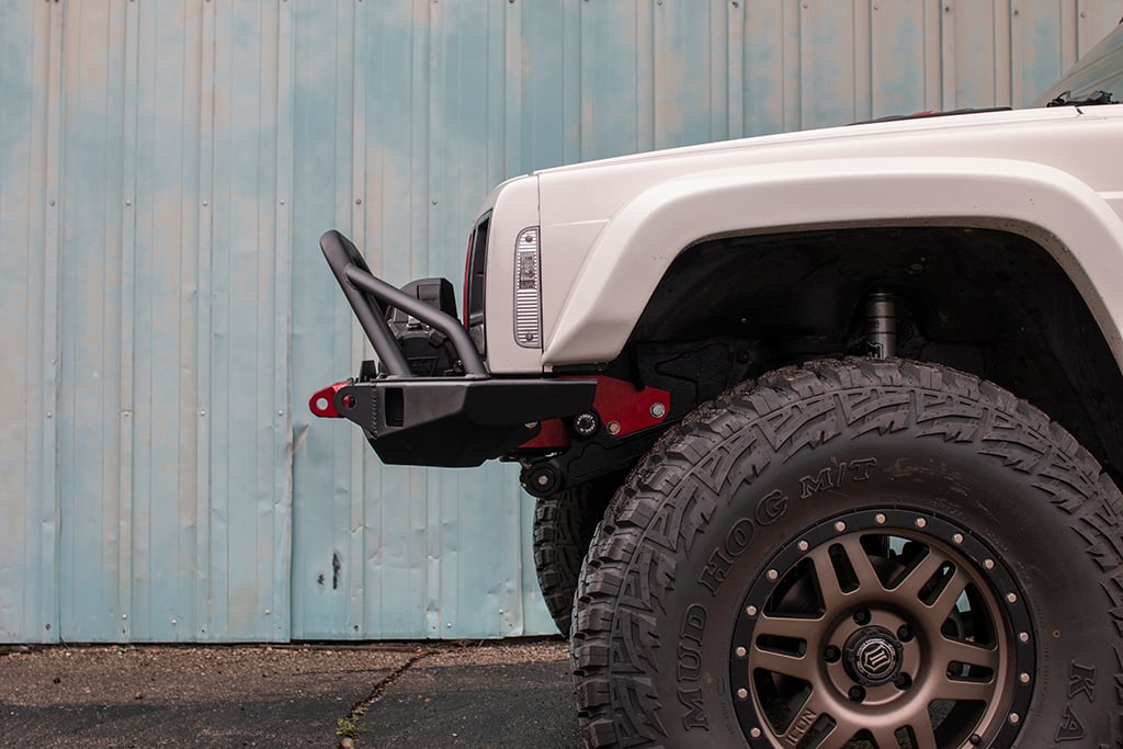 JcrOffroad Jeep XJ Winch Bumper Vanguard PreRunner Cherokee (8401)