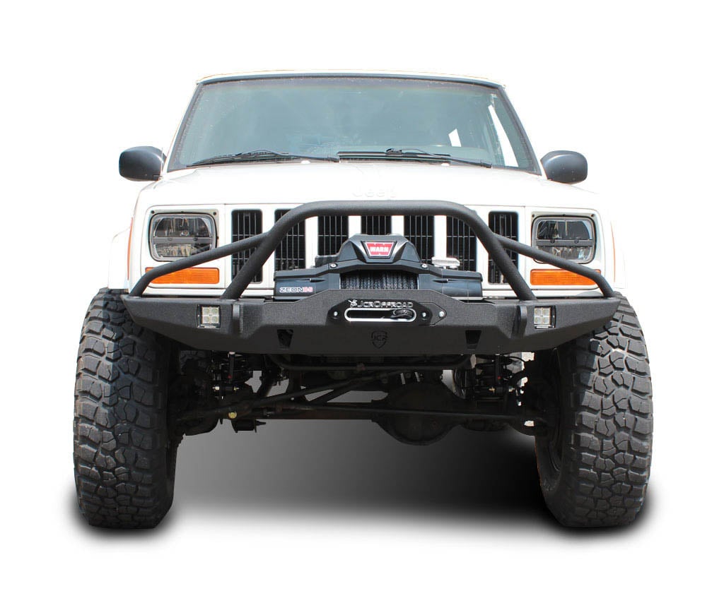 Jeep XJ Winch Bumper | Vanguard PreRunner | Cherokee (84-01) - JcrOffroad