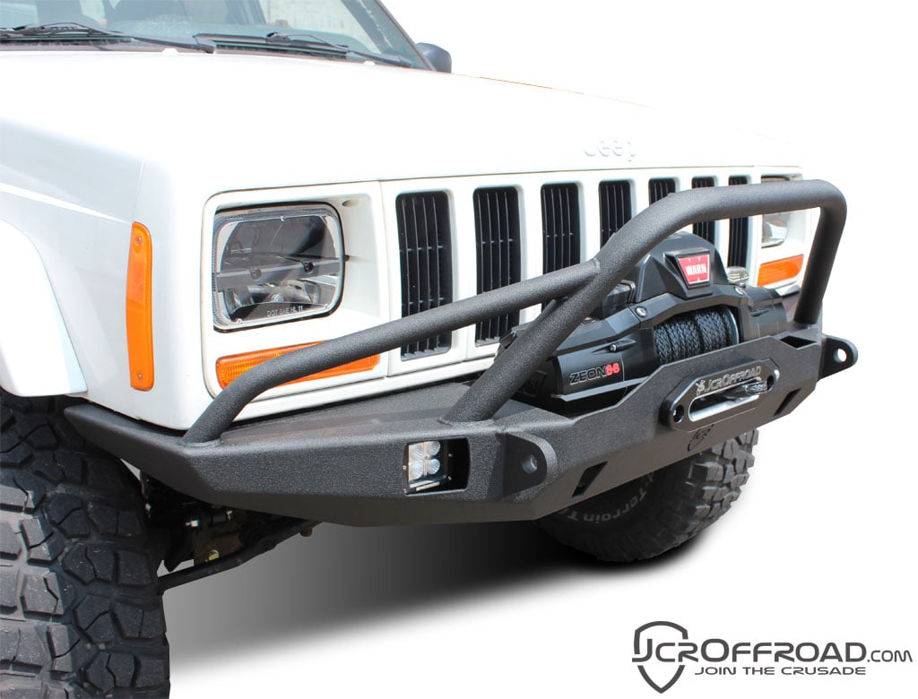 JcrOffroad Jeep XJ Winch Bumper Vanguard PreRunner Cherokee (8401)
