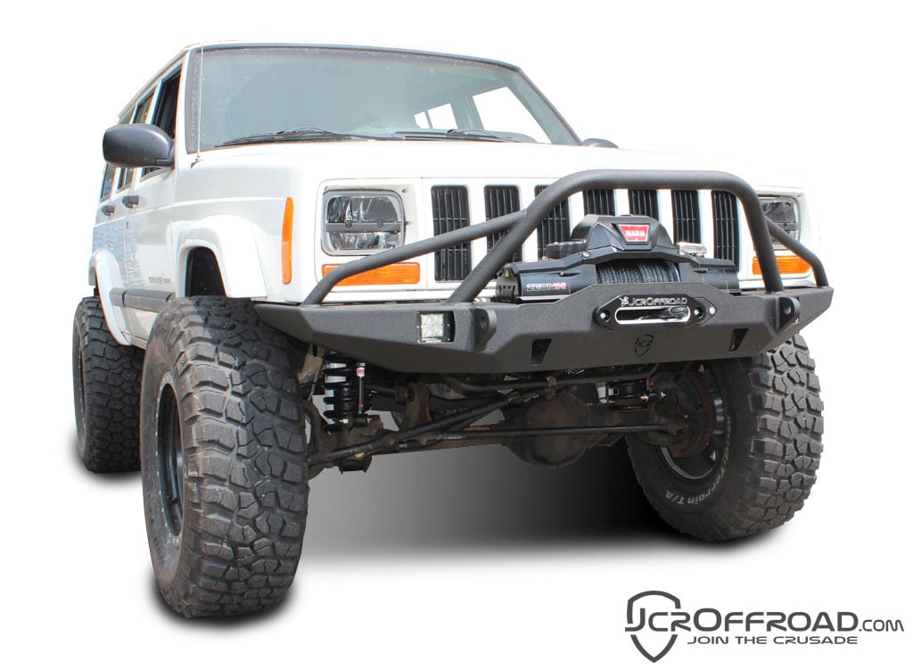 JcrOffroad Jeep XJ Winch Bumper Vanguard PreRunner Cherokee (8401)