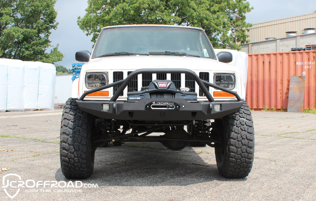 JcrOffroad Jeep XJ Winch Bumper Vanguard PreRunner Cherokee (8401)