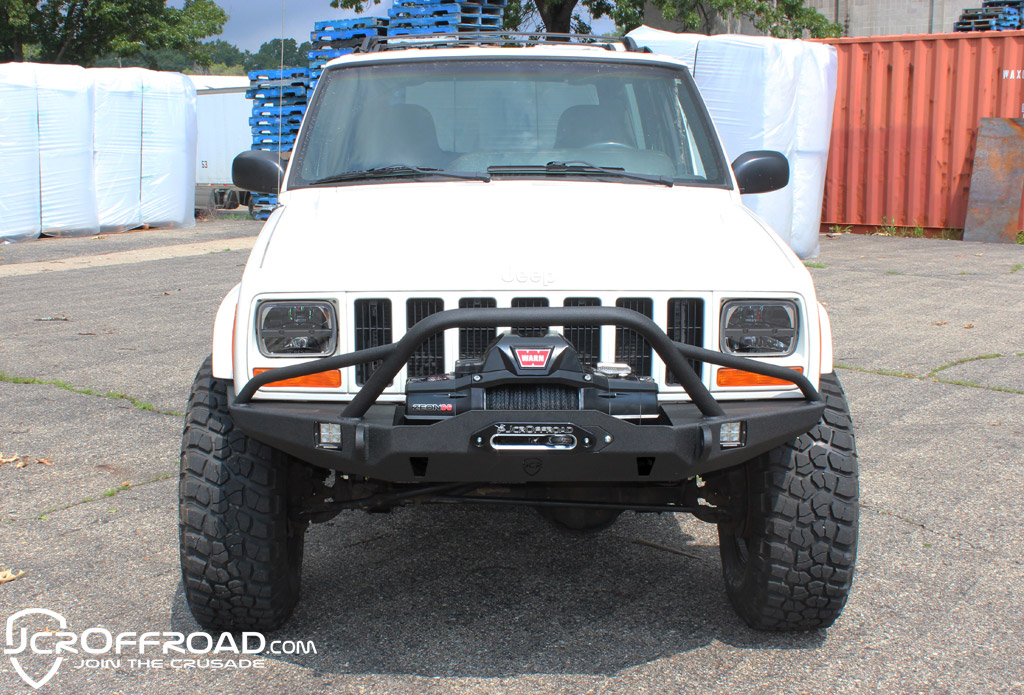 JcrOffroad Jeep XJ Winch Bumper Vanguard PreRunner Cherokee (8401)