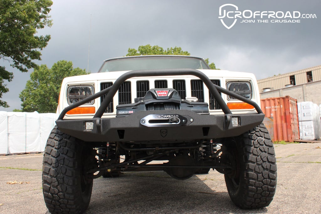 JcrOffroad Jeep XJ Winch Bumper Vanguard PreRunner Cherokee (8401)