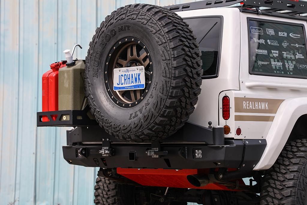 JcrOffroad: Jeep XJ Rear Bumper | Vanguard Tire Carrier Ready - Jeep  Cherokee (84-01)