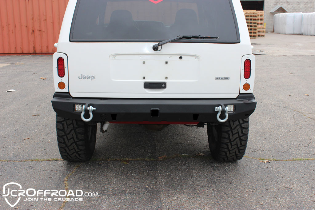 JcrOffroad Jeep XJ Rear Bumper Vanguard Tire Carrier Jeep Cherokee