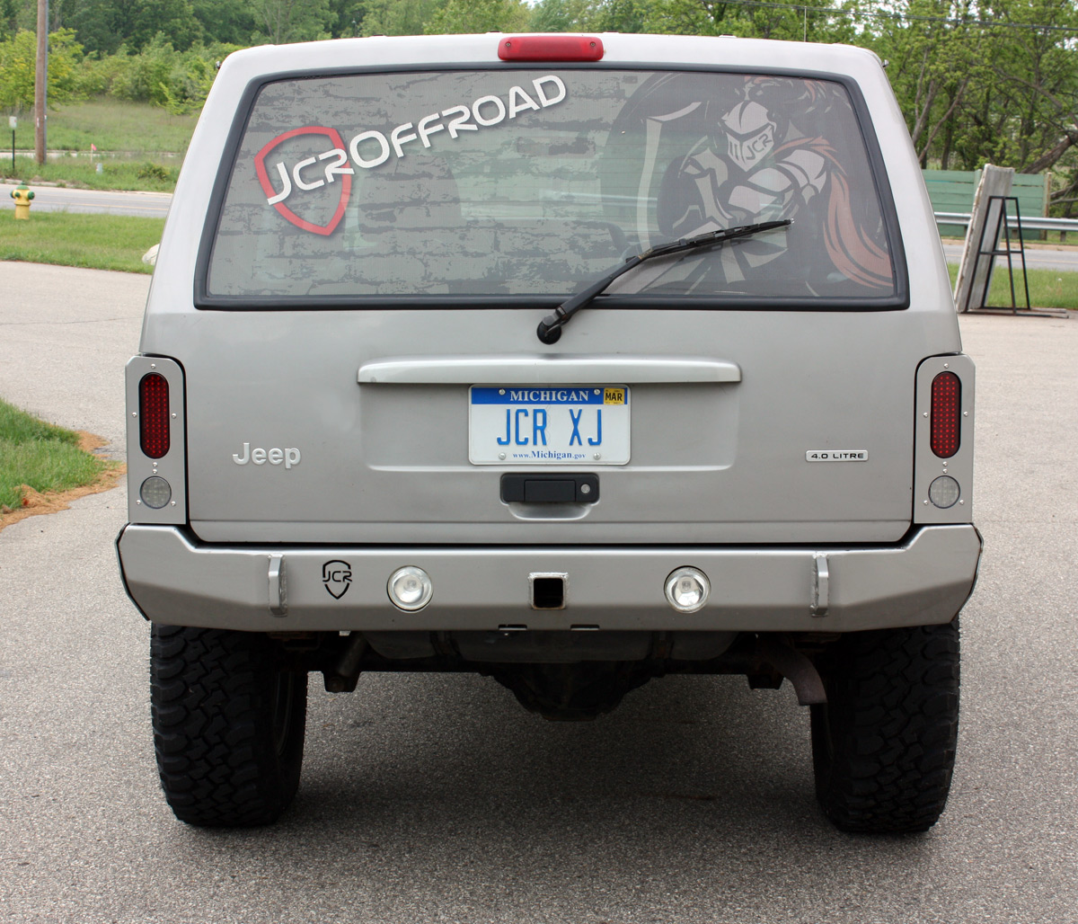 Jeep cherokee metal tail light housings