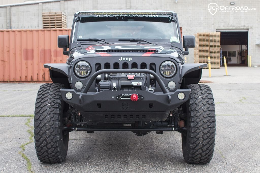 JcrOffroad JK Fender Flares Front Vanguard FullWidth Jeep