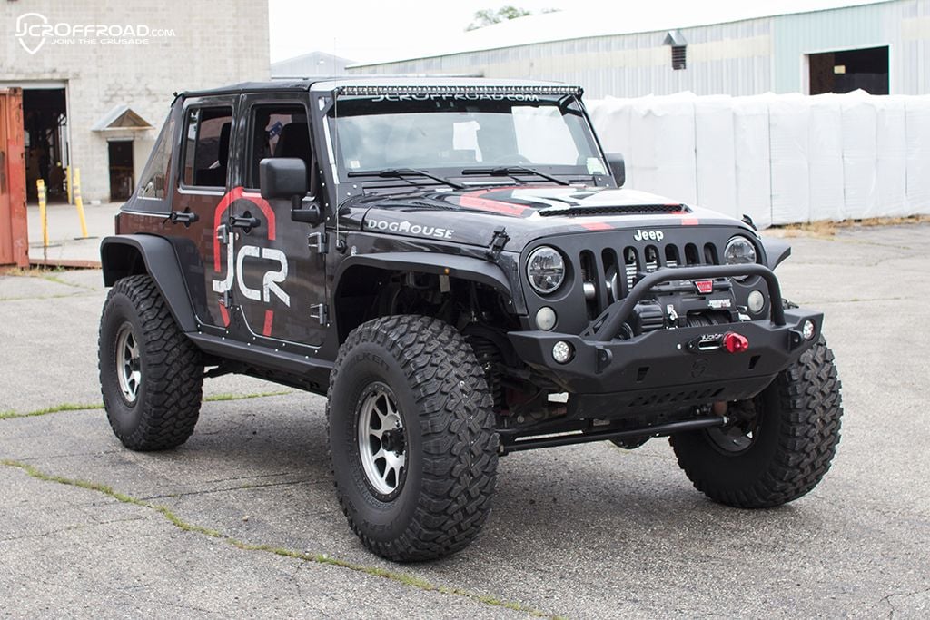 Jcroffroad Jk Fender Flares Front Vanguard Full Width Jeep